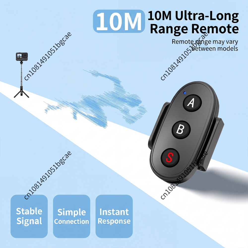 Insta360 Camera X3 - รีโมทคอนโทรลไร้สาย 5.3 ที่รองรับบลูทูธสำหรับโกโปร ฮีโร่ 9-13 สำหรับกล้องอินสตา