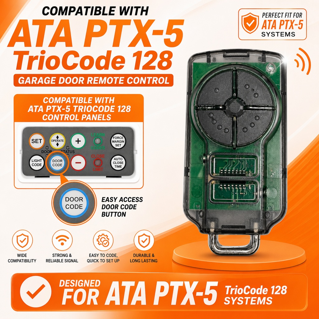 Remote Shutter Release - สำหรับ ATA PTX5V2 รีโมทคอนโทรลประตูโรงรถใช้งานร่วมกับ PTX-5 TrioCode