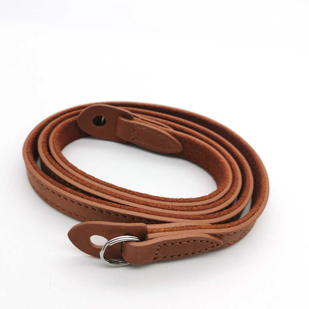 Camera Strap Leather - Tali bahu หนังคาวไฮด์ย้อนยุคกล้อง DSLR ดิจิตอลสายเดี่ยวไมโครสาย Tali