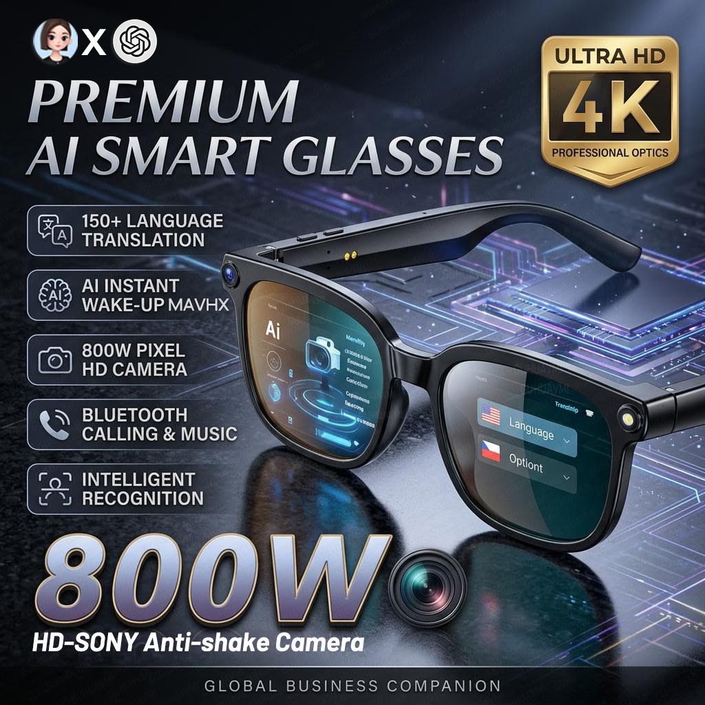 แว่นตาอัจฉริยะ 2026 4K 8MP สำห - Photography Unit บทวิจารณ์และราคา