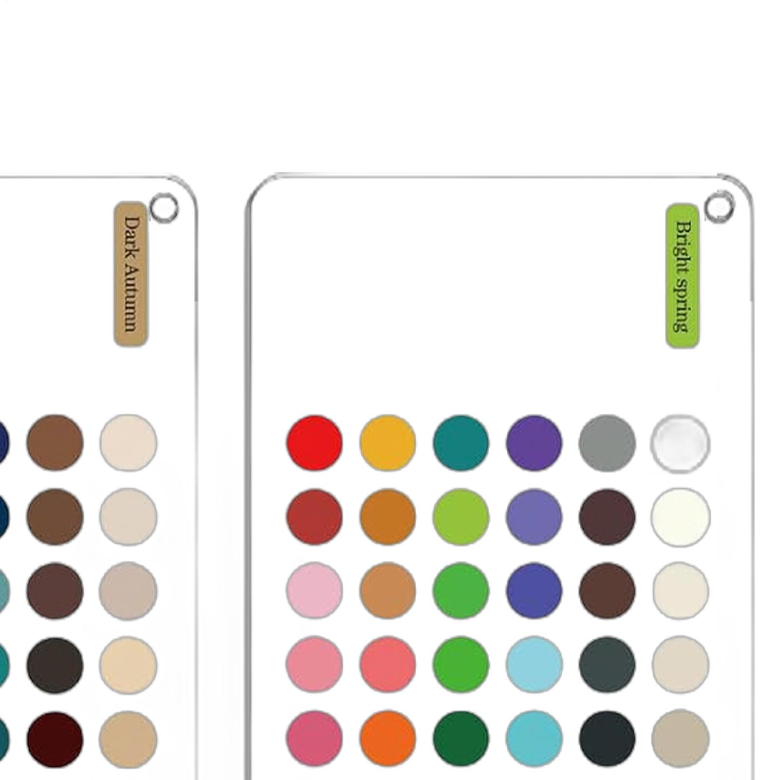 ชุดการ์ดสีโทนสีฤดูใบไม้ร่วงเข้ - Color Checker Card บทวิจารณ์และราคา