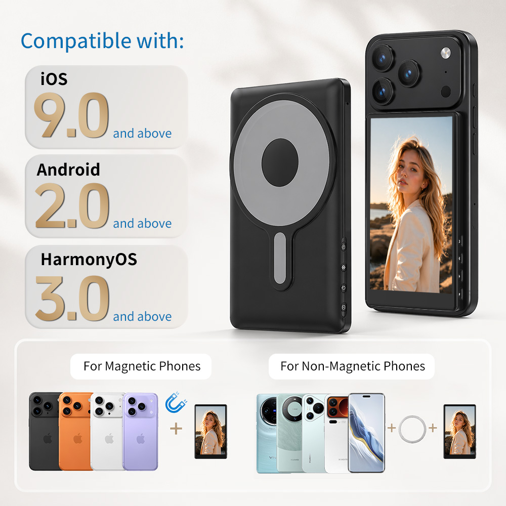 หน้าจอมอนิเตอร์เซลฟี่สำหรับวิด - Photography Zoom บทวิจารณ์และราคา