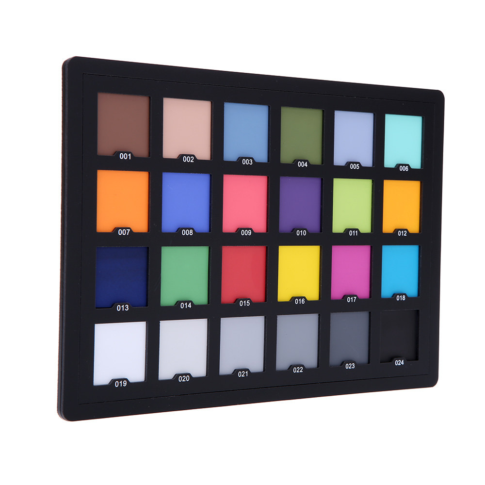 การทดสอบการ์ดสี 24 สีระดับมืออ - Color Checker Card บทวิจารณ์และราคา
