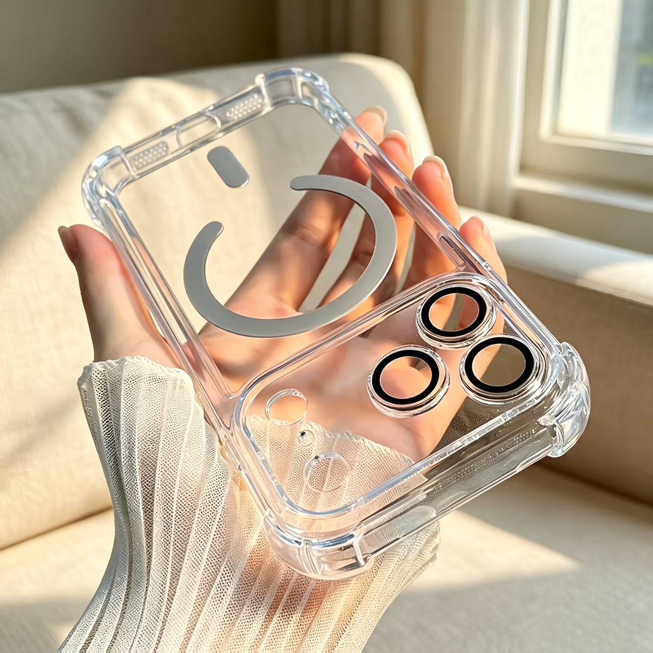 เคสใสกันกระแทกแบบแม่เหล็กสี่มุ - Photography Fashion บทวิจารณ์และราคา