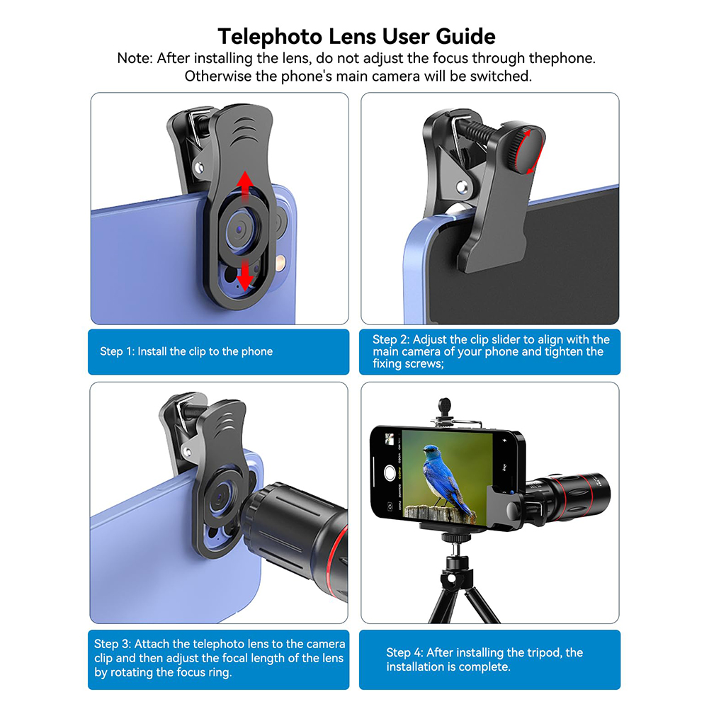 18/36/64X ชุดเลนส์กล้องโทรศัพท - Photography Zoom บทวิจารณ์และราคา