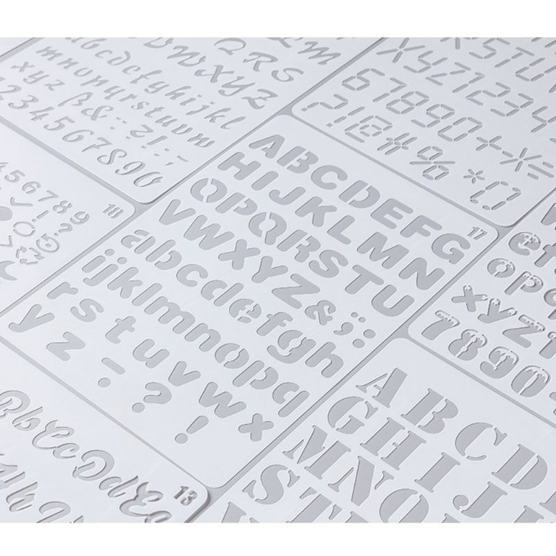 20ชิ้น/เซ็ตลายฉลุตัวอักษรตัวเล - Photography Font บทวิจารณ์และราคา