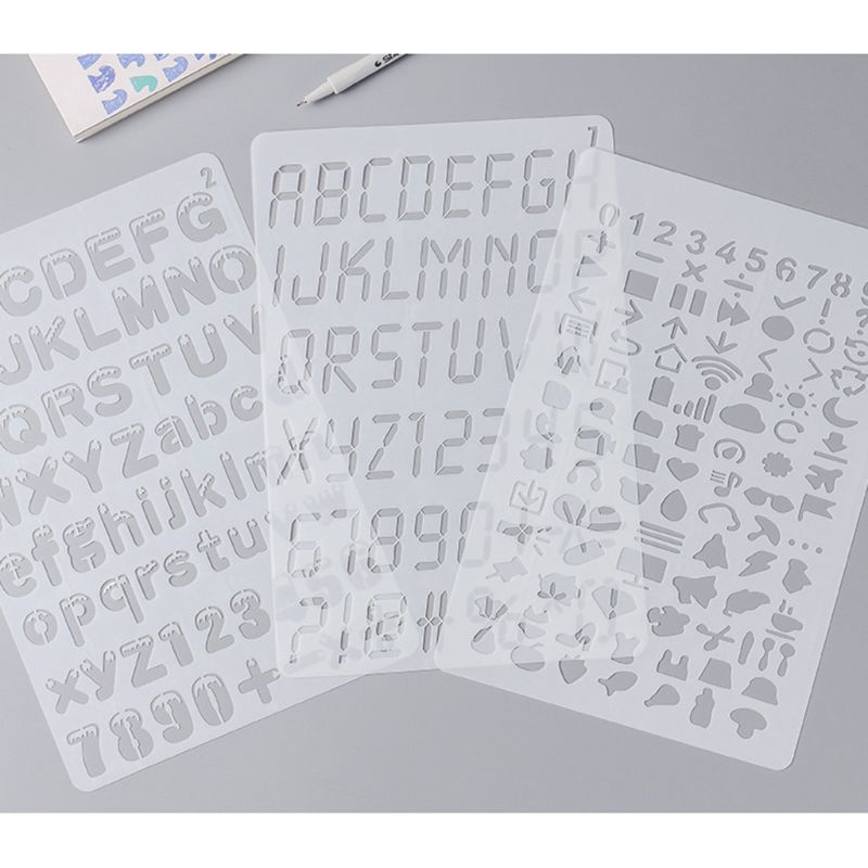20ชิ้น/เซ็ตลายฉลุตัวอักษรตัวเล - Photography Font บทวิจารณ์และราคา