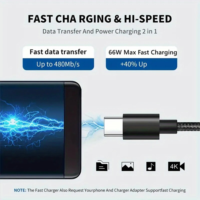 สายถักไนลอน USB เป็น Type C สำ - Photography Kit Xiaomi บทวิจารณ์และราคา