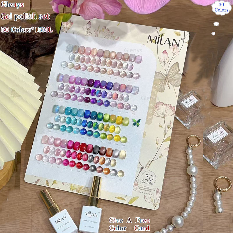 เจลทาเล็บสี Cat's Eye รุ่น Gle - Color Checker Card บทวิจารณ์และราคา