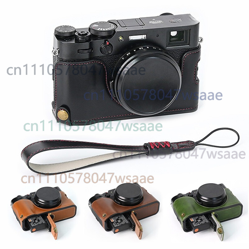 1 ชิ้น ซองหนังครึ่งใบสำหรับ FU - Camera Strap Leather บทวิจารณ์และราคา