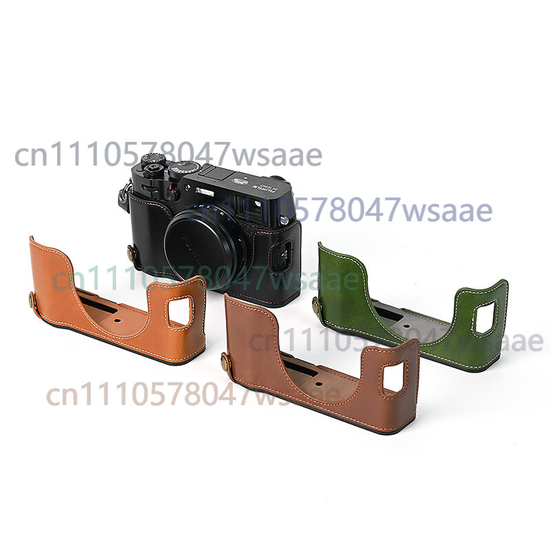 1 ชิ้น ซองหนังครึ่งใบสำหรับ FU - Camera Strap Leather บทวิจารณ์และราคา