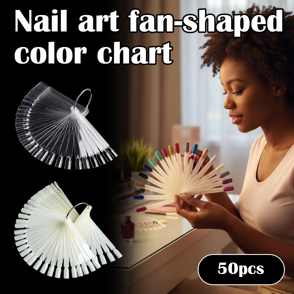 แผ่นแสดงสีเล็บแบบใส 50 ชิ้น พร - Color Checker Card บทวิจารณ์และราคา