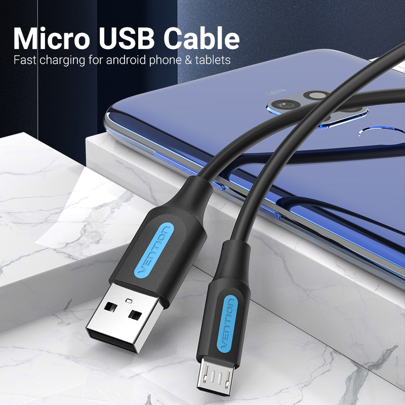 Vention Micro USB สาย3A ไนลอน  - Photography Kit Xiaomi บทวิจารณ์และราคา