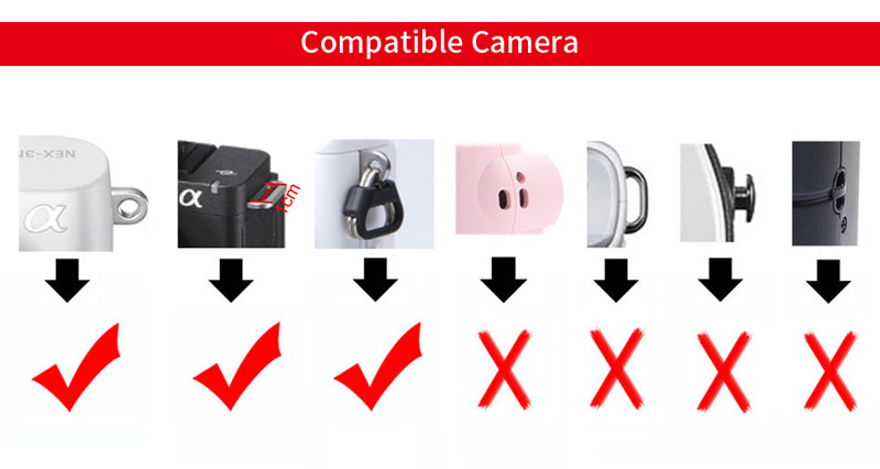หนังแท้สายคล้องไหล่คอสําหรับกล - Camera Strap Leather บทวิจารณ์และราคา