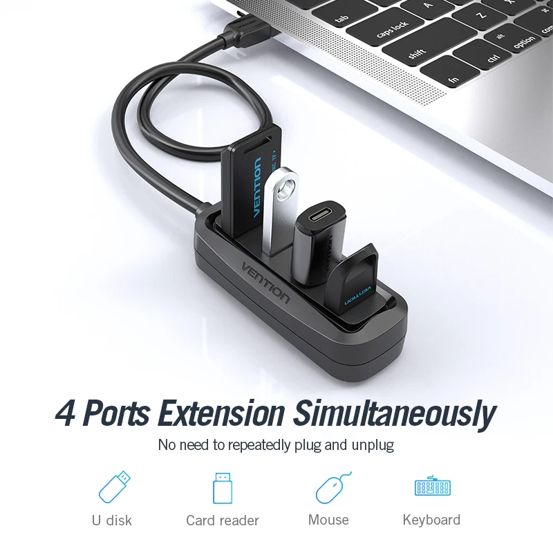 Vention ฮับ2.0 USB 4พอร์ตพร้อม - Photography Kit Xiaomi บทวิจารณ์และราคา