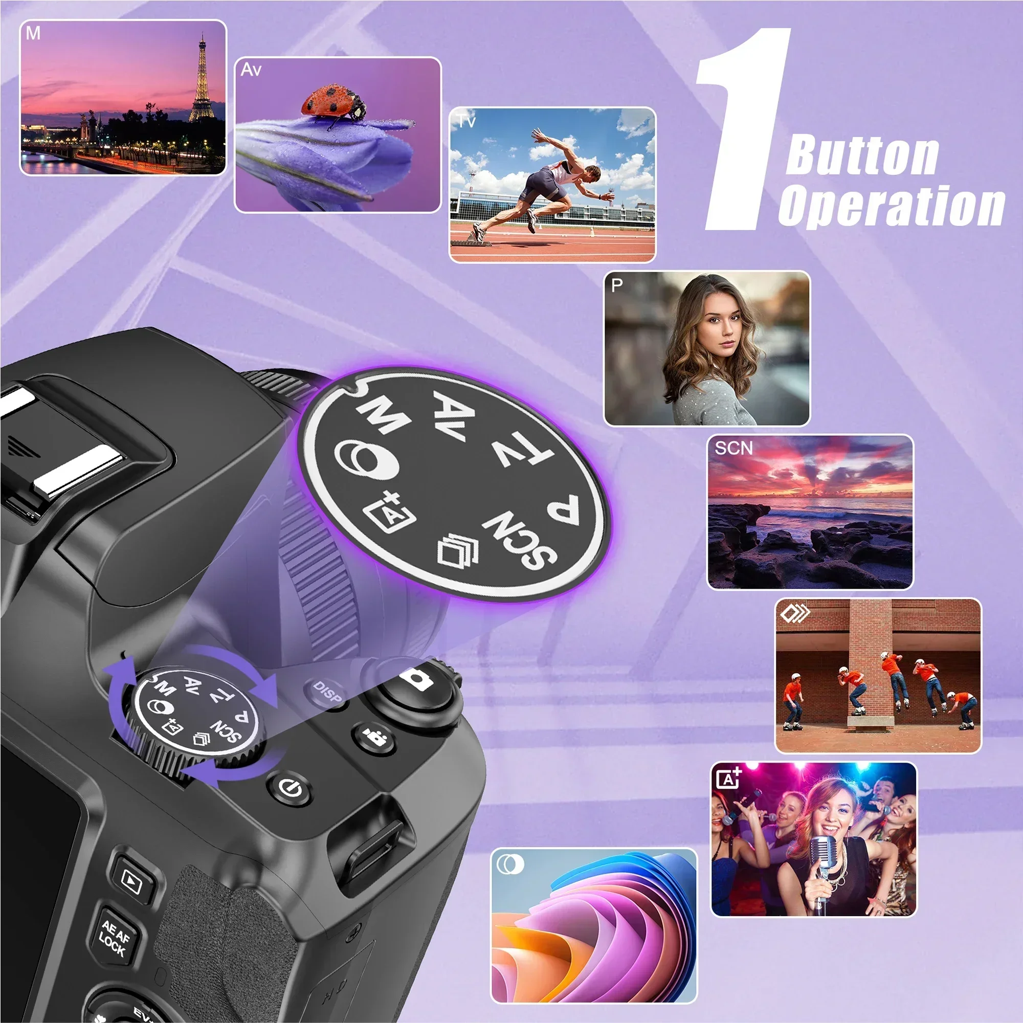 กล้องดิจิตอล 4K สําหรับถ่ายภาพ - Photography Zoom บทวิจารณ์และราคา