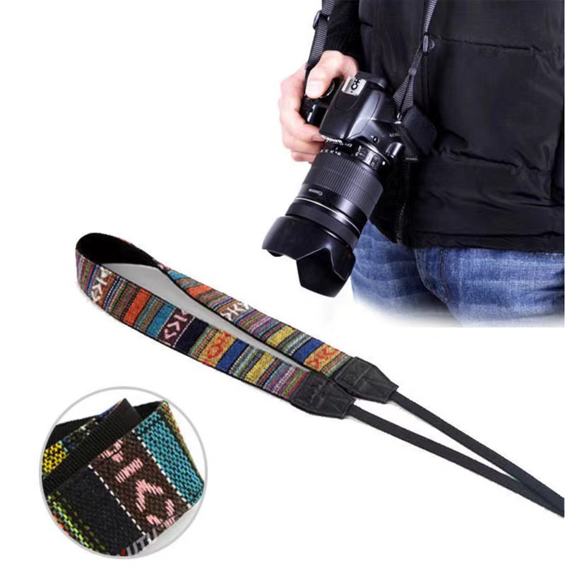 สายคล้องกล้องปรับได้ หนัง PU ส - Camera Strap Leather บทวิจารณ์และราคา