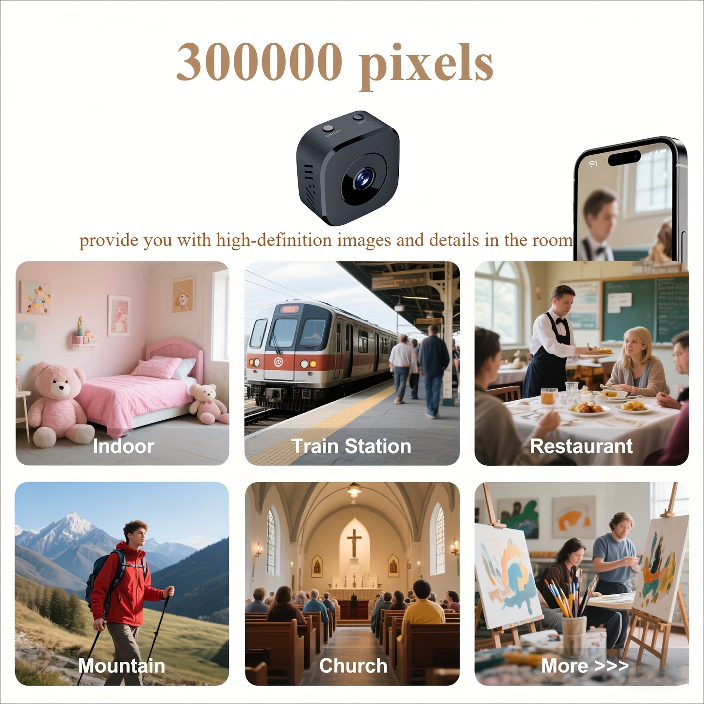 1080P HD Mini WiFi กล้องความปล - Photography Unit บทวิจารณ์และราคา