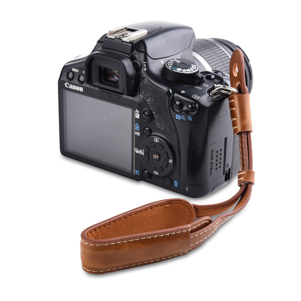 กล้องหนัง Hand Grip แหวนโลหะสา - Camera Strap Leather บทวิจารณ์และราคา