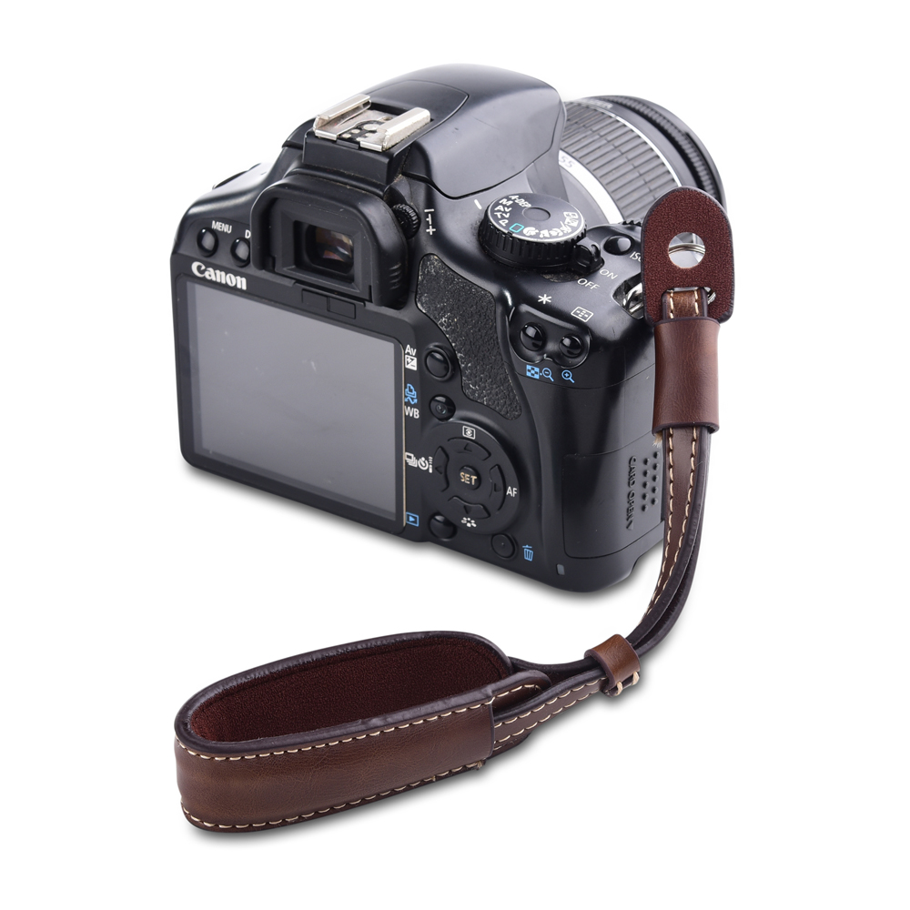 กล้องหนัง Hand Grip แหวนโลหะสา - Camera Strap Leather บทวิจารณ์และราคา