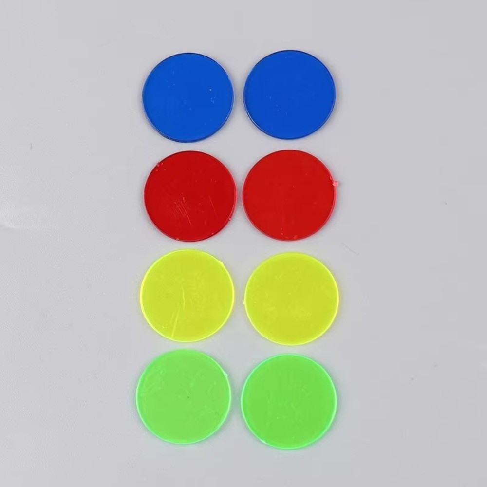 100 ชิ้นใหม่พลาสติกชิปนับจำนวน - Color Checker Card บทวิจารณ์และราคา