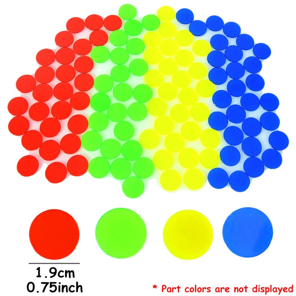 100 ชิ้นใหม่พลาสติกชิปนับจำนวน - Color Checker Card บทวิจารณ์และราคา
