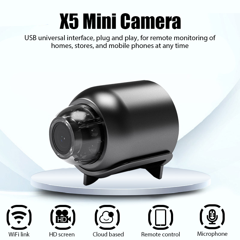 X5 มินิกล้อง HD 1080P Home Sec - Photography Kit Xiaomi บทวิจารณ์และราคา
