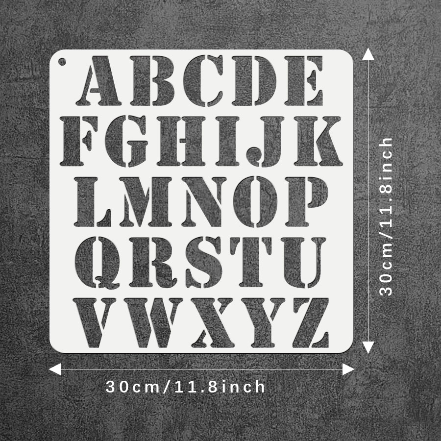 1PC 11.8 นิ้ว A-Z Capital Lett - Photography Font บทวิจารณ์และราคา